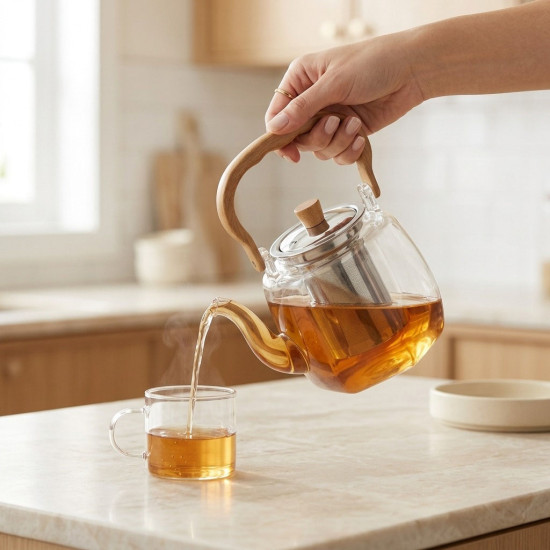 Glass Teapot 1 Liter